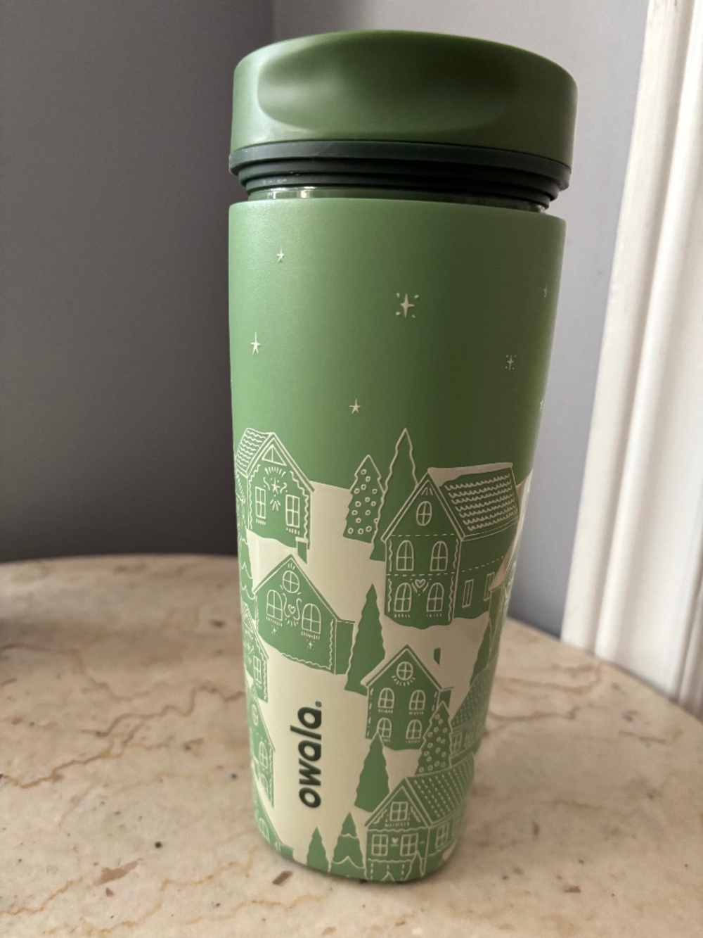 Owala Smooth Sip Special Edition Winter Village Travel Tumbler